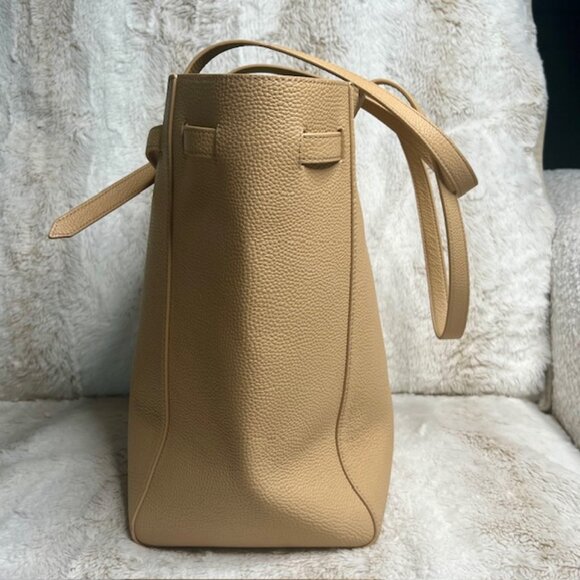 Veronica Beard Dash Leather Tote in Sand - Picture 7 of 10